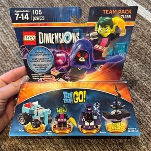 LEGO Dimensions Teen Titans Go Team Pack UNOPENED Beast Boy and Raven